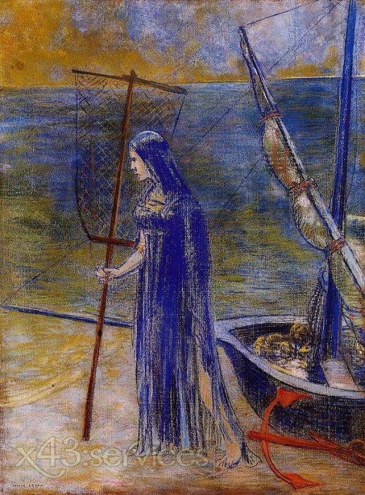 Odilon Redon - Die Fischerfrau - The Fisherwoman